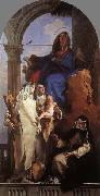The Virgin Appearing to Dominican Saints Giovanni Battista Tiepolo